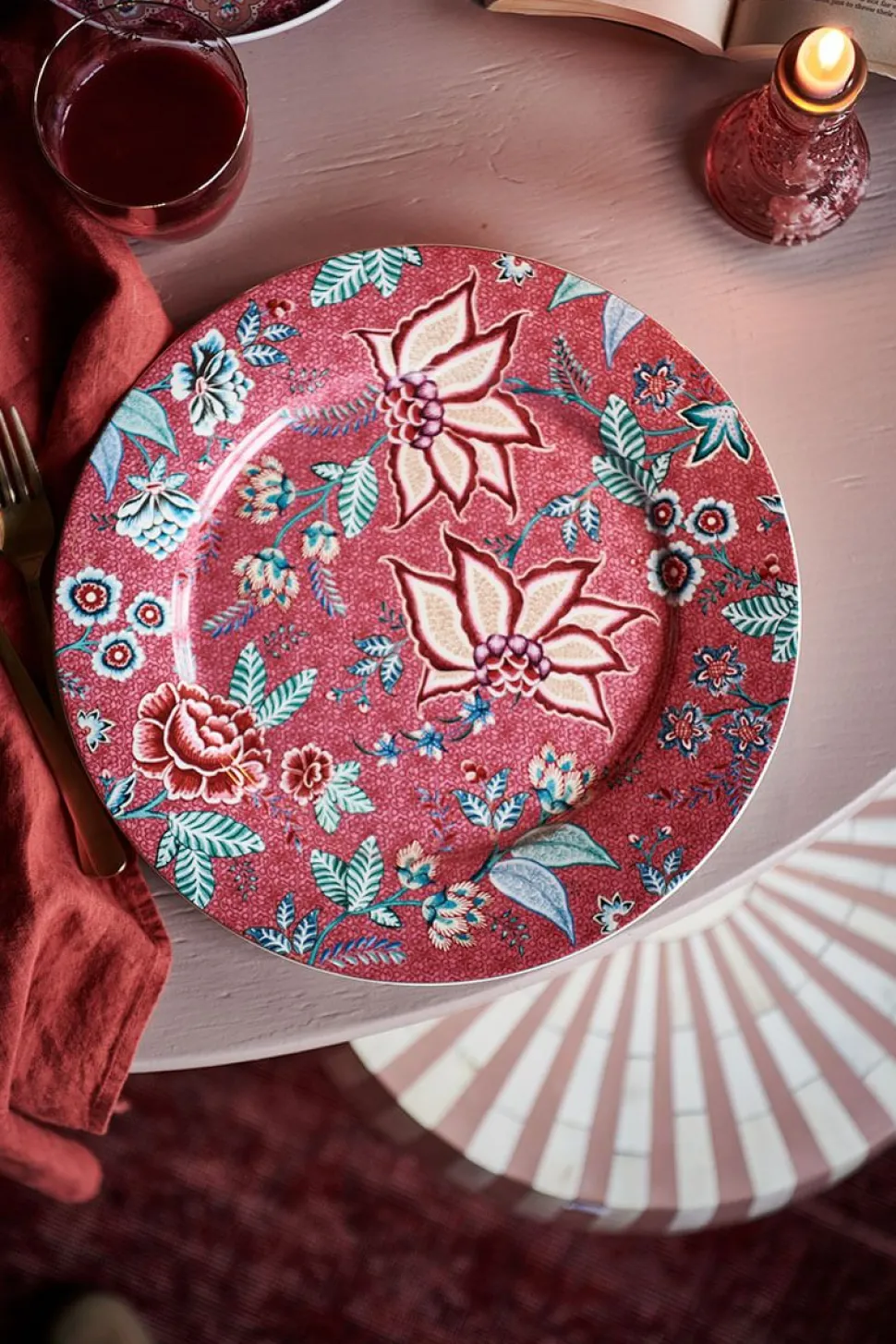 pip_studio_platzteller_fl_SKUb7SdTOIMLT_2.webp Pip Studio Platzteller Flower Festival Dunkelrosa 32 cm