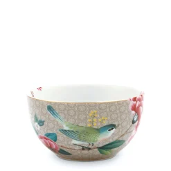 Pip Studio Schale Blushing Birds khaki 12 cm