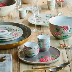 Pip Studio Schale Blushing Birds khaki 12 cm