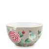 Pip Studio Schale Blushing Birds khaki 15 cm