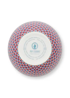 Pip Studio Schale Flower Festival Muscheloptik hellblau 9,5 cm