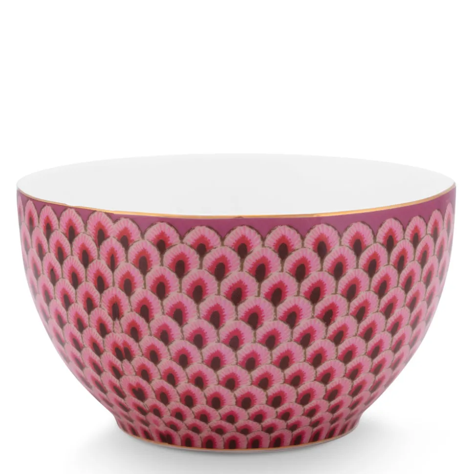 pip_studio_schale_flower__SKUVmWleYqeVd_0.webp Pip Studio Schale Flower Festival Muscheloptik Dunkelrosa 9,5 cm