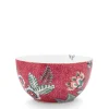 Pip Studio Schale Flower Festival Dunkelrosa 12 cm