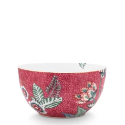 Pip Studio Schale Flower Festival Dunkelrosa 12 cm