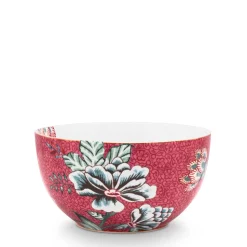 Pip Studio Schale Flower Festival Dunkelrosa 12 cm