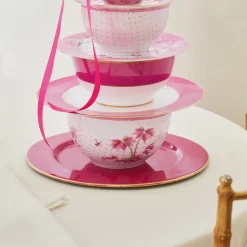 Pip Studio Schale Jolie Punkte goldfarben rosa 18 cm