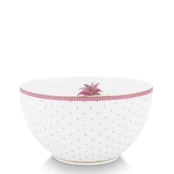 Pip Studio Schale Jolie Punkte goldfarben rosa 15 cm