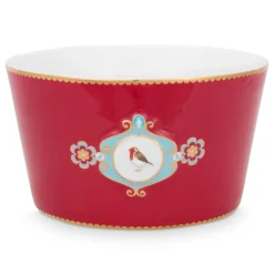Pip Studio Schale Love Birds Medaillon rot groß