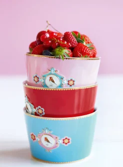 Pip Studio Schale Love Birds Medaillon rosa groß