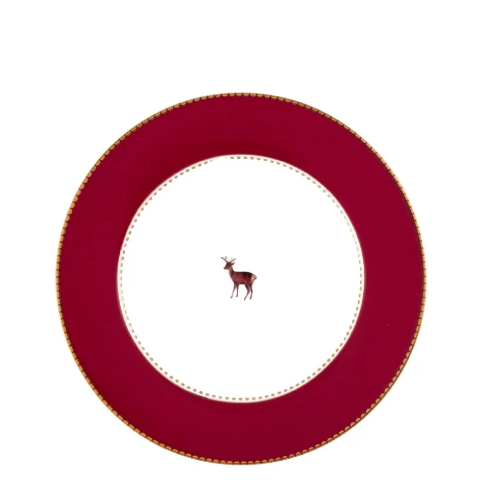 pip_studio_speiseteller_l_SKUSBAZznPgNH_0.webp Pip Studio Speiseteller Love Birds Hirsch dunkelrot 26,5 cm