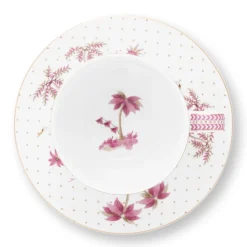 Pip Studio Tasse & Untertasse Jolie Punkte goldfarben rosa