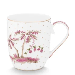 Pip Studio Tasse Jolie Punkte goldfarben rosa klein