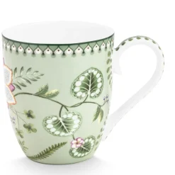 Pip Studio Tasse Lily & Lotus hellgrün XL