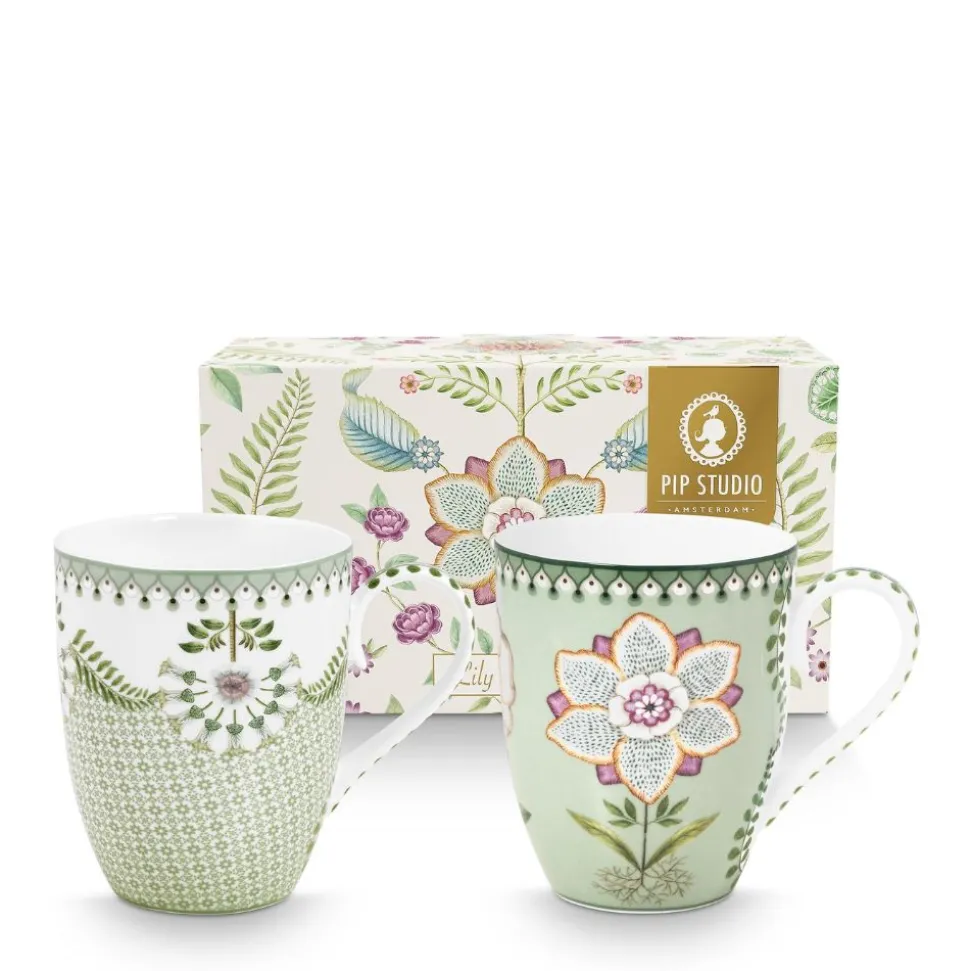 pip_studio_tasse_lily__lo_SKULC8rYhqhoh_0.webp Pip Studio Tasse Lily & Lotus 2er-Set hellgrün groß