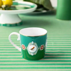 Pip Studio Tasse Love Birds Grüntöne klein