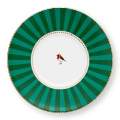 Pip Studio Tasse mit Unterteller Love Birds grün