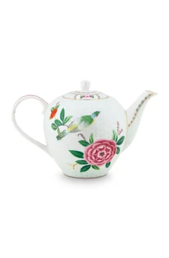 Pip Studio Teekanne Blushing Birds weiß groß