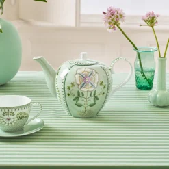 Pip Studio Teekanne Lily & Lotus gemustert hellgrün 1600 ml