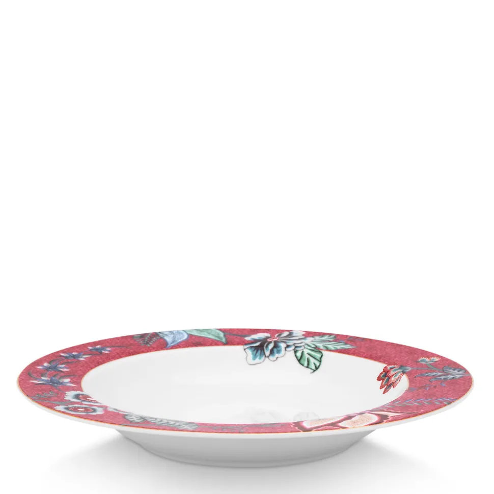 pip_studio_tiefer_teller__SKUel1VtiiHWz_1.webp Pip Studio Tiefer Teller Flower Festival Dunkelrosa 21,5 cm