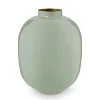 Pip Studio Vase Metall Grün 32 cm