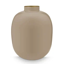 Pip Studio Vase Metall Khaki 32 cm