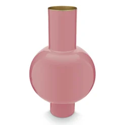 Pip Studio Vase Metall Rosa 40 cm