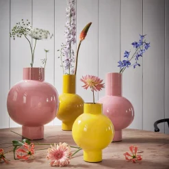 Pip Studio Vase Metall Rosa 40 cm