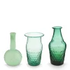 Pip Studio Vasen-Set Glas blau-grün