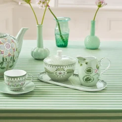 Pip Studio Zucker- und Milchtablett Lily & Lotus gemustert hellgrün