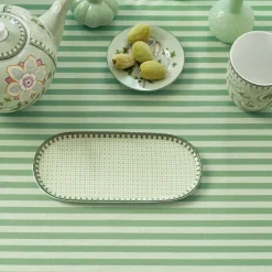 Pip Studio Zucker- und Milchtablett Lily & Lotus gemustert hellgrün