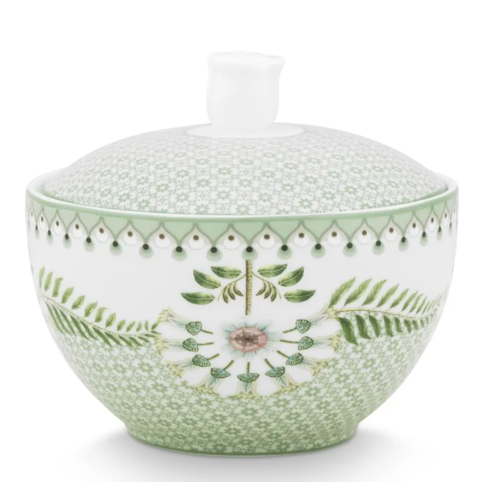 pip_studio_zuckerdose_lil_SKUwXXM8vUURf_0.webp Pip Studio Zuckerdose Lily & Lotus gemustert hellgrün
