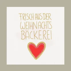 Räder Cocktailserviette Frisch aus der Weihnachtsbäckerei