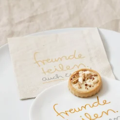 Räder Cocktailserviette Freunde teilen auch Essen