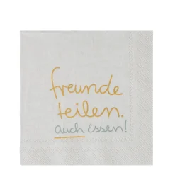 Räder Cocktailserviette Freunde teilen auch Essen