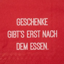 Räder DINING Serviette Geschenke gibt‘s nach dem Essen
