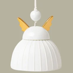 Räder Glockenengel goldfarbene Flügel