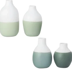 Räder Mini Flaschenvasen 4er-Set grün