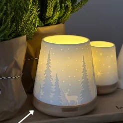 Räder Poesie Windlicht Wald