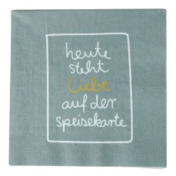 Räder Serviette Heute steht Liebe…