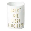 Räder Teelichthalter Lasst die Liebe leuchten