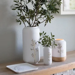 Räder Vase Zweig Goldfarben Klein