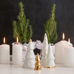 Räder Weihnachtswald 4er-Set Goldfarben