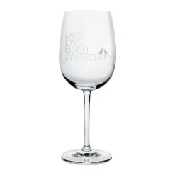 Räder Weinglas Lass uns einen Zwitschern