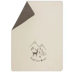 SAVONA Wohndecke Kopf aus rohweiß