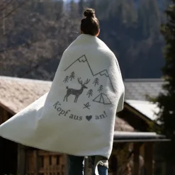 SAVONA Wohndecke Kopf aus rohweiß