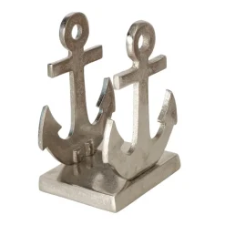 Serviettenhalter Anker silberfarben