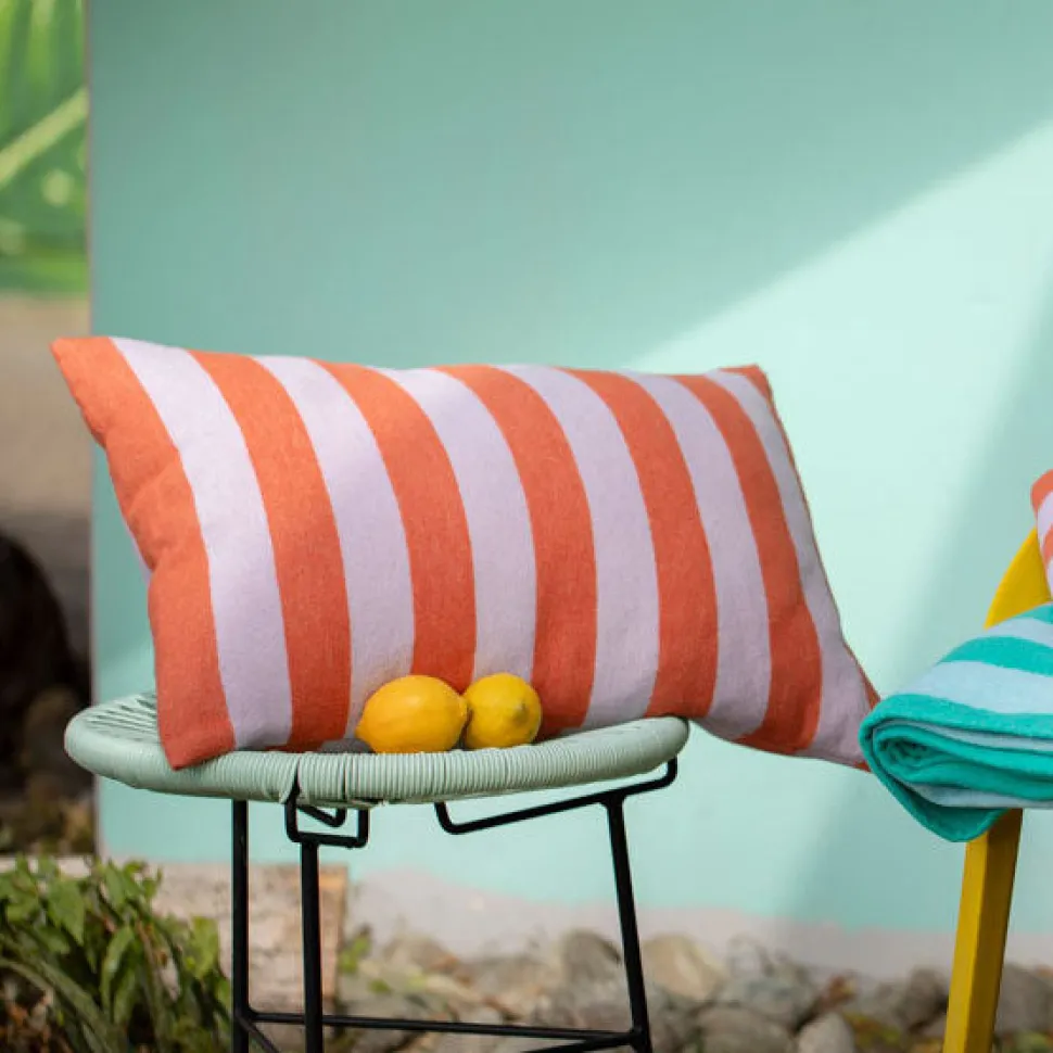 silvretta_kissenhlle_stre_SKUrpp6zs6p6p_1.webp SILVRETTA Kissenhülle Streifen hellviola 40 x 60 cm