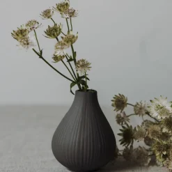 Storefactory EKENÄS Keramik Vase dark grey S