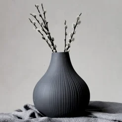 Storefactory EKENÄS Keramik Vase dark grey XL