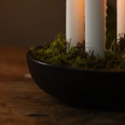 Storefactory GRANHOLMEN Kerzenhalter glossy black L